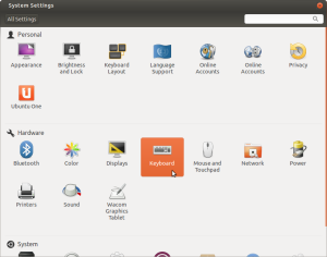 Gnome/Unity - System Settings