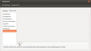 Gnome/Unity - Add new custom shortcut