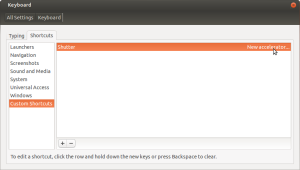 Gnome/Unity - Edit accelerator