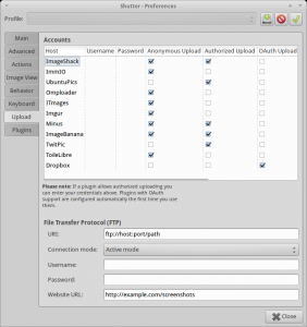 List of new upload plugins